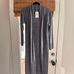 Barefoot Dreams Blue Long Cardigan Sweater